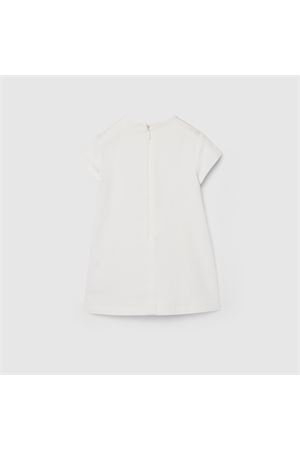 Abito neonato in denim con Web GUCCI KIDS | 840353XDDFB9692